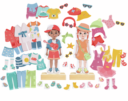 DRESS UP MAGNETIC PUZZLE