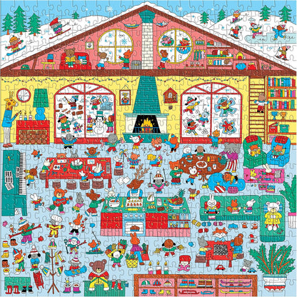 SEARCH & FIND PUZZLE "WINTER CHALET" 500 PCS