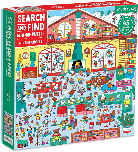 SEARCH & FIND PUZZLE "WINTER CHALET" 500 PCS