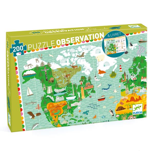 CASSE-TÊTE OBSERVATION TOUR DU MONDE 200 MCX