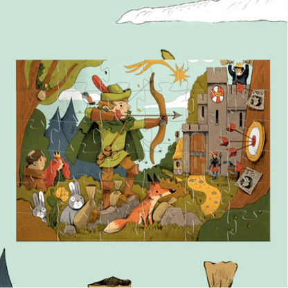 ROBIN HOOD SILHOUETTE PUZZLE 36 PCS