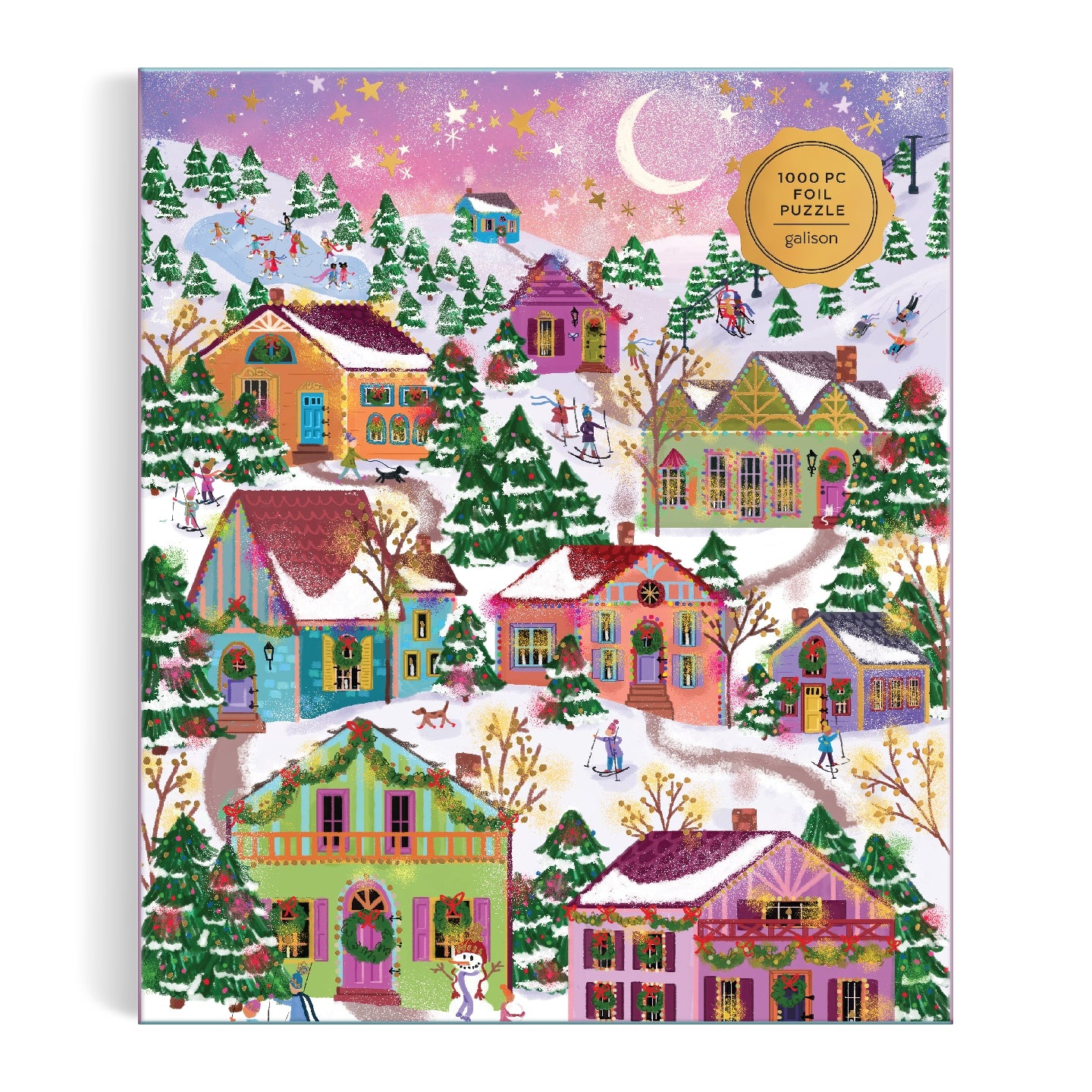 JOY LAFORME 1000-Piece "SNOWCAP VILLAGE" Puzzle