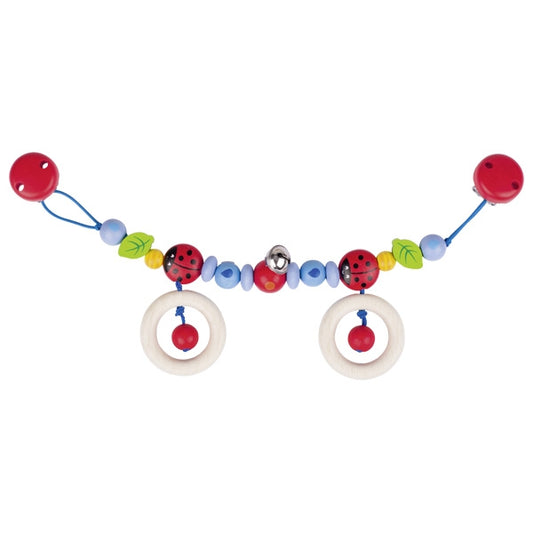 "LADYBUG" WOODEN PRAM CHAIN