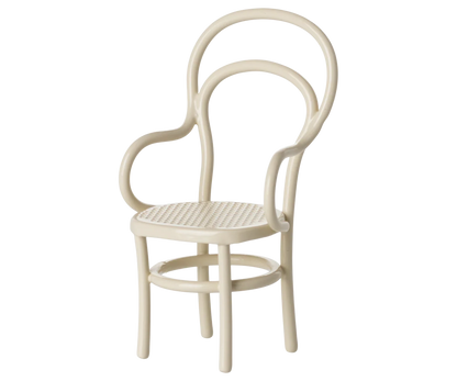 CHAISE MINIATURE BLANCHE POUR SOURIS