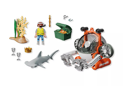 TREASURE HUNT SET WITH SUBMARINE