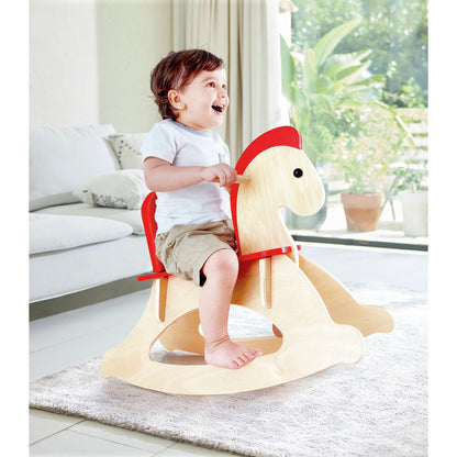 GROW WITH ME WOODEN ROCKING HORSE
