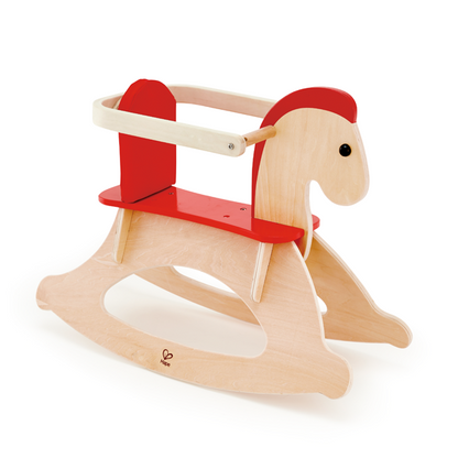 GROW WITH ME WOODEN ROCKING HORSE