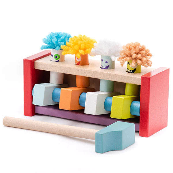 WOODEN JUMPING CLOWNS