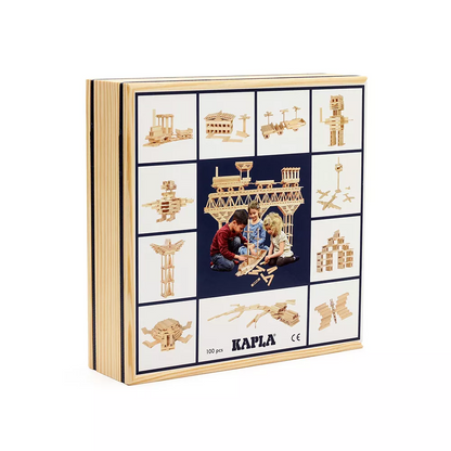 BOX OF 100 NATURAL WOODEN BOARDS