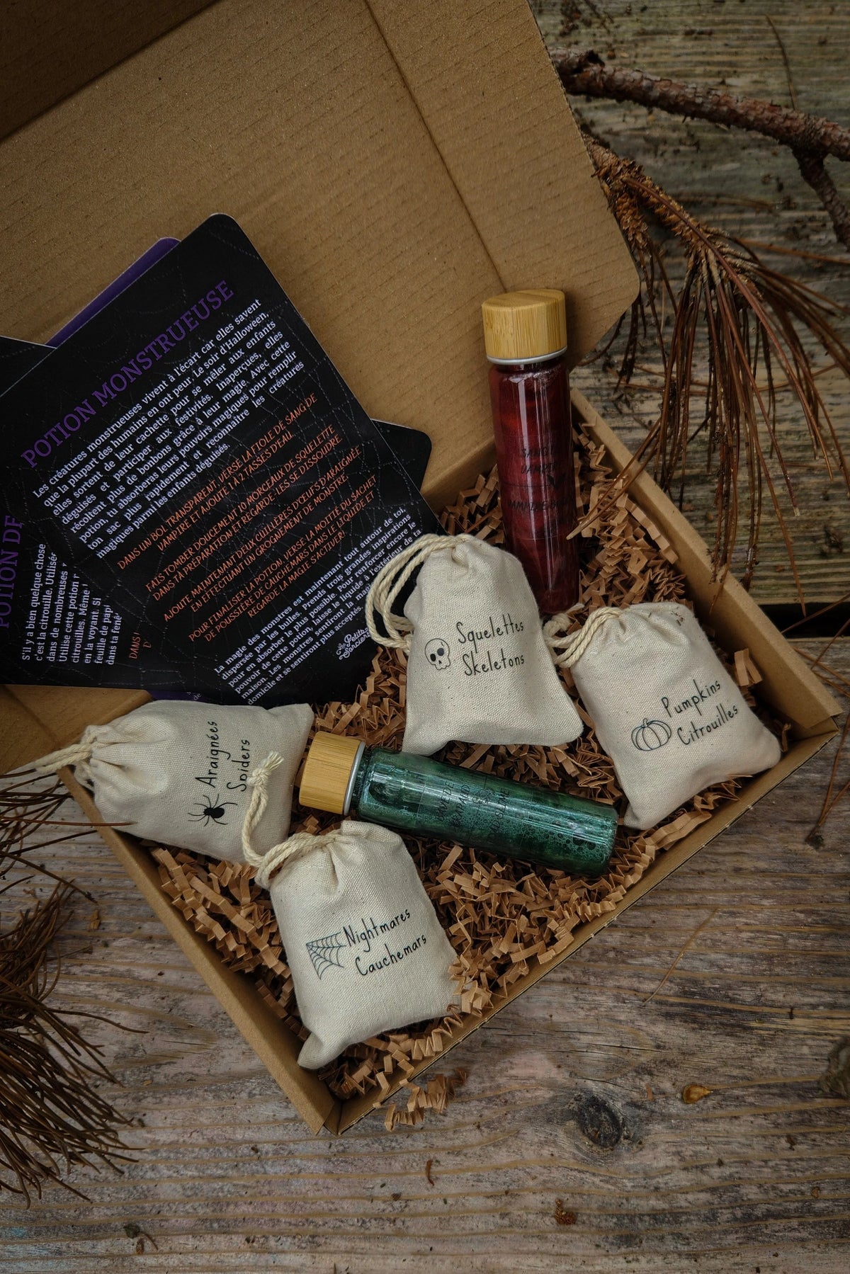 COFFRET DE POTIONS MAGIQUES MAGIE D'ÉPOUVANTE - ÉDITION LIMITÉE