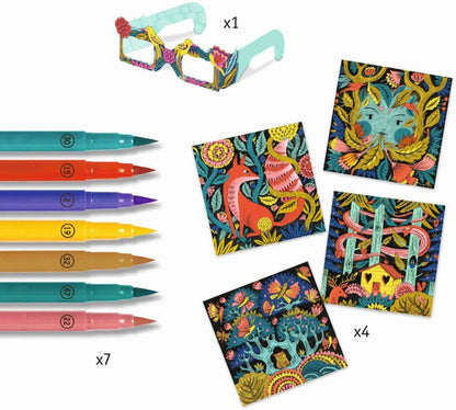 FELT BRUSHES "FANTASY FOREST 3D"