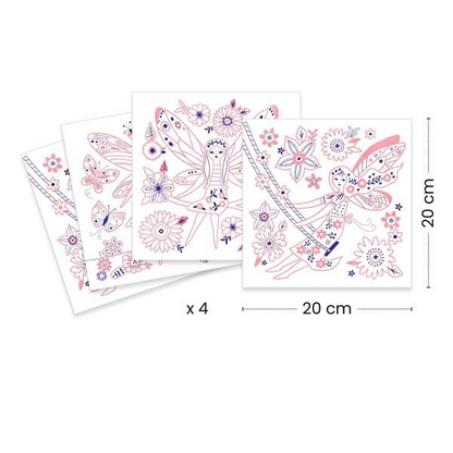 BRIGHT COLORING PAGES "LITTLE WINGS"