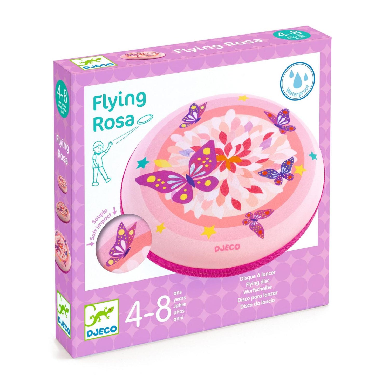 "FLYING ROSA" FLYING DISC