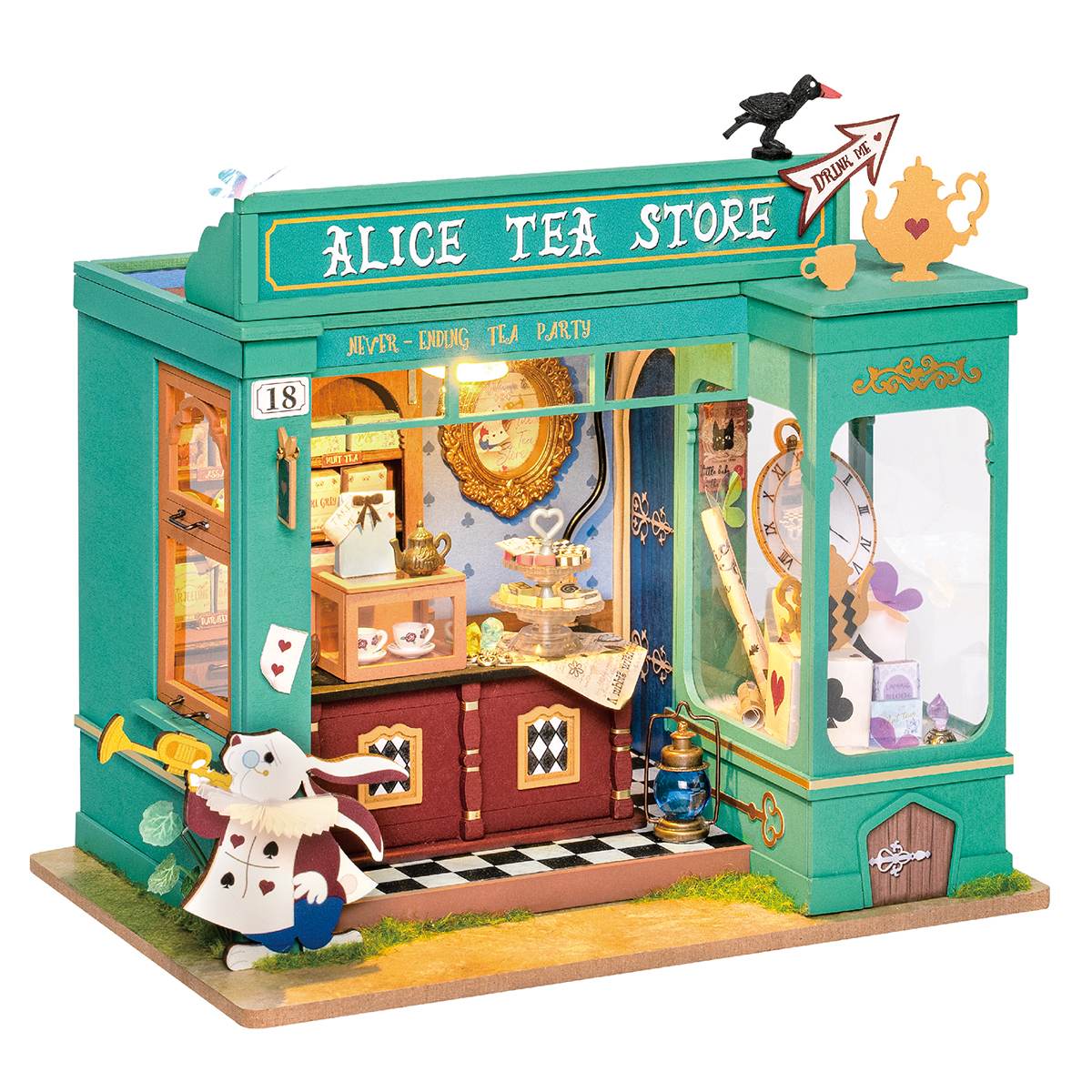 DIY MINIATURE "ALICE'S TEA SHOP"