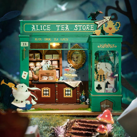 DIY MINIATURE "ALICE'S TEA SHOP"