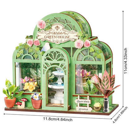 DIY MINIATURE JARDIN DE FONTAINE VERTE