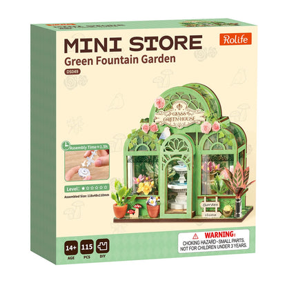 DIY MINIATURE JARDIN DE FONTAINE VERTE