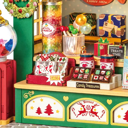 DIY MINIATURE CHRISTMAS CANDY KIOSK