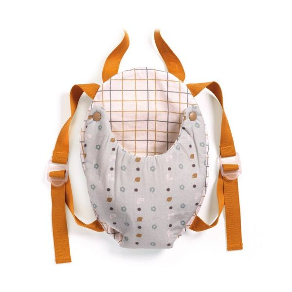 BLUE GRAY "POMEA" BABY DOLL CARRIER