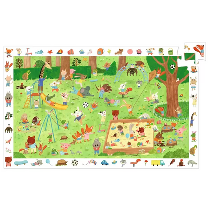 OBSERVATION PUZZLE "THE LITTLE FRIENDS' SQUARE" 35 PCS