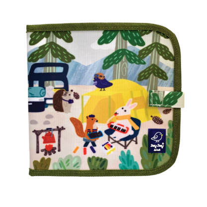 DOODLE IT REUSABLE DRAWING BOOK "JJ FRIEND CAMPING"