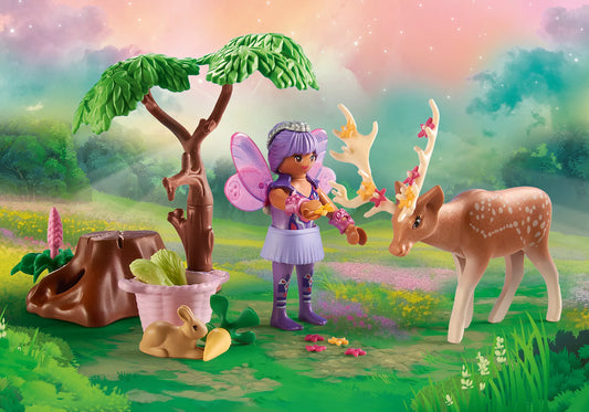 FAIRIES WITH FOREST ANIMALS "PRINCESS"MAGIC"