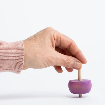 WOODEN SPINNING TOP 