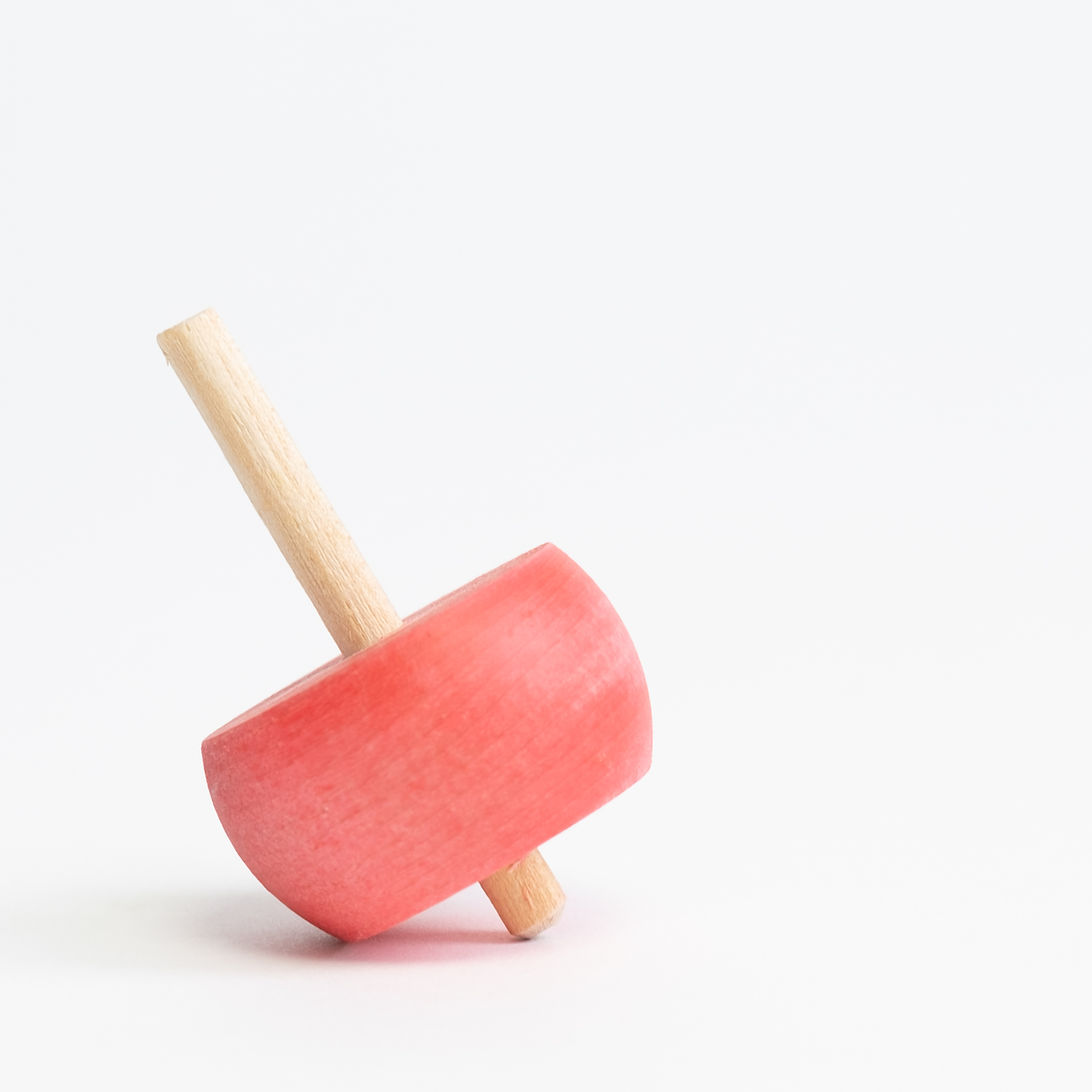 WOODEN SPINNING TOP 