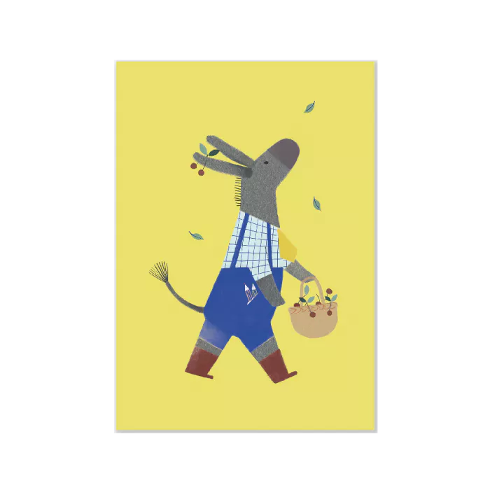 SET OF 3 WALL ART "POMMES DES BOIS" 