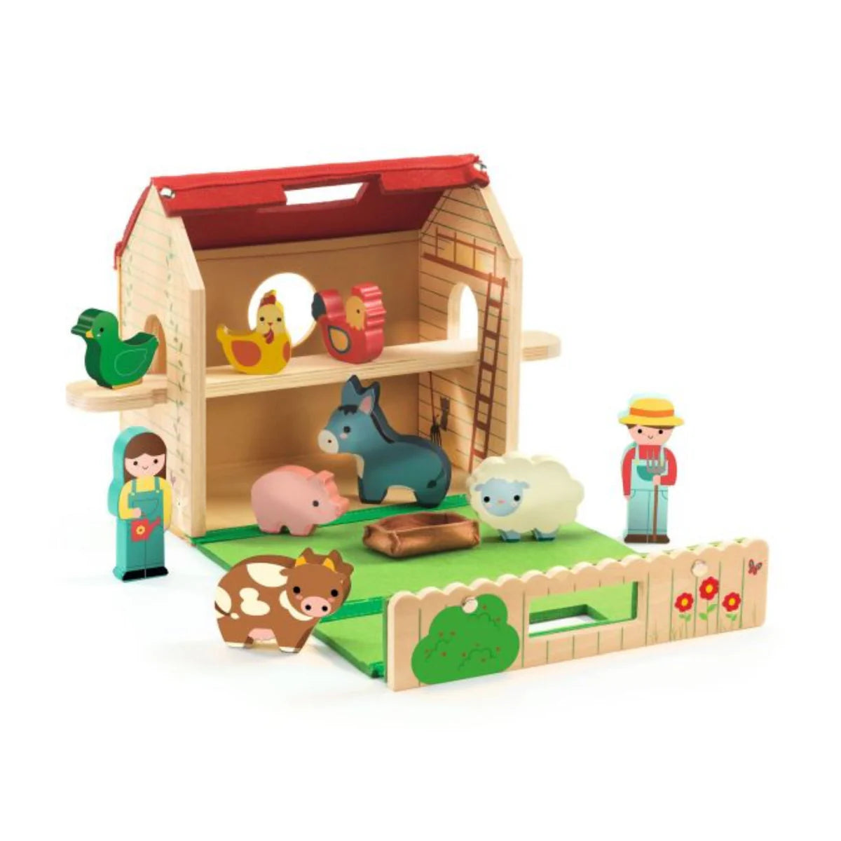 WOODEN MINI FARM