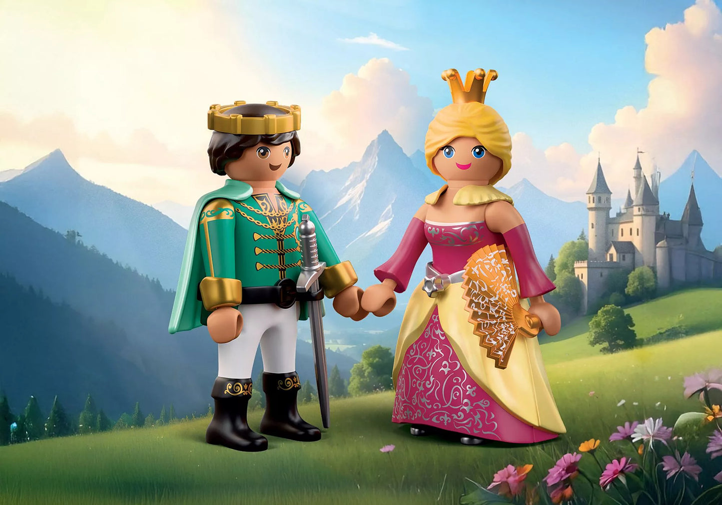 FIGURINE DUO: PRINCE ET PRINCESSE