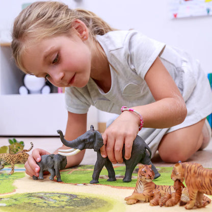 Young African Elephant Figurine