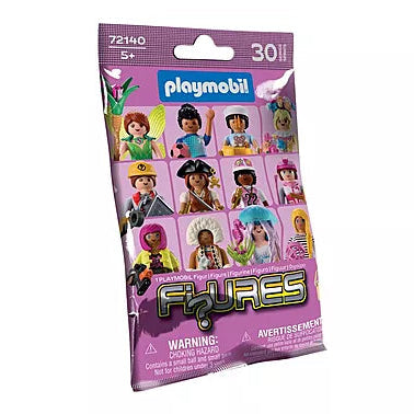Sachet mystère Playmobil Figures Série 30 rose contenant une figurine surprise à collectionner pour enfants dès 5 ans.