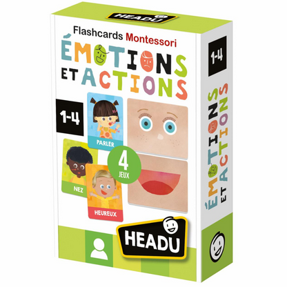 MONTESSORI FLASHCARDS "EMOTIONS AND ACTIONS"