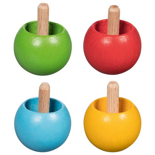 COLORFUL WOODEN SPINNING TOP