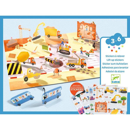 LIFT-UP STICKERS "VEHICLES"