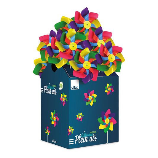 MULTI-COLOURED PINWHEEL
