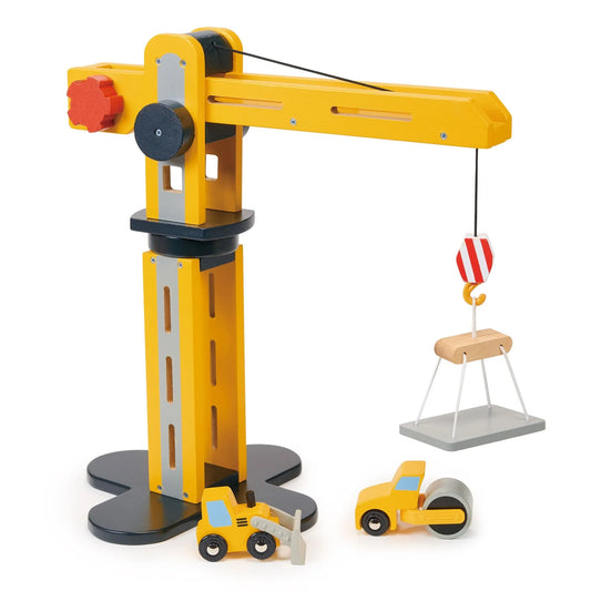 GRUE JAUNE EN BOIS