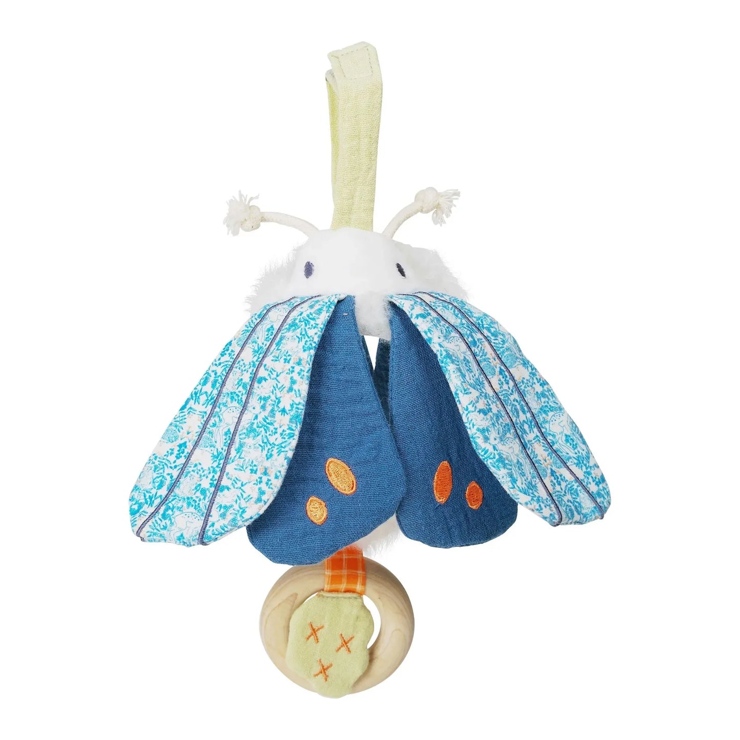 "FOLKLORE LUNA" SENSORY TOY AND TEETHING RATTLE