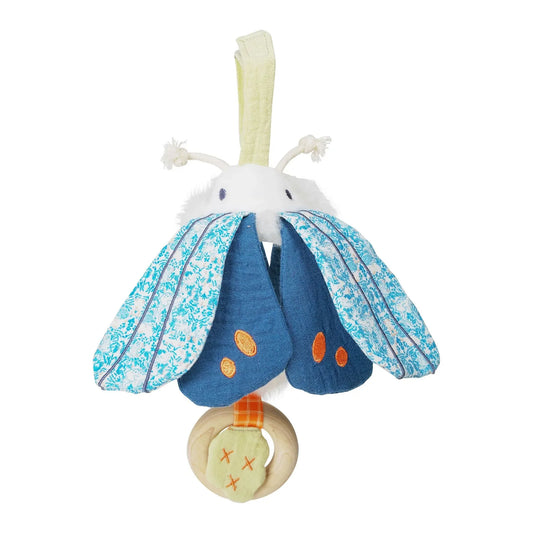 "FOLKLORE LUNA" SENSORY TOY AND TEETHING RATTLE