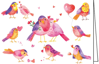 LOVE BIRDS CARD