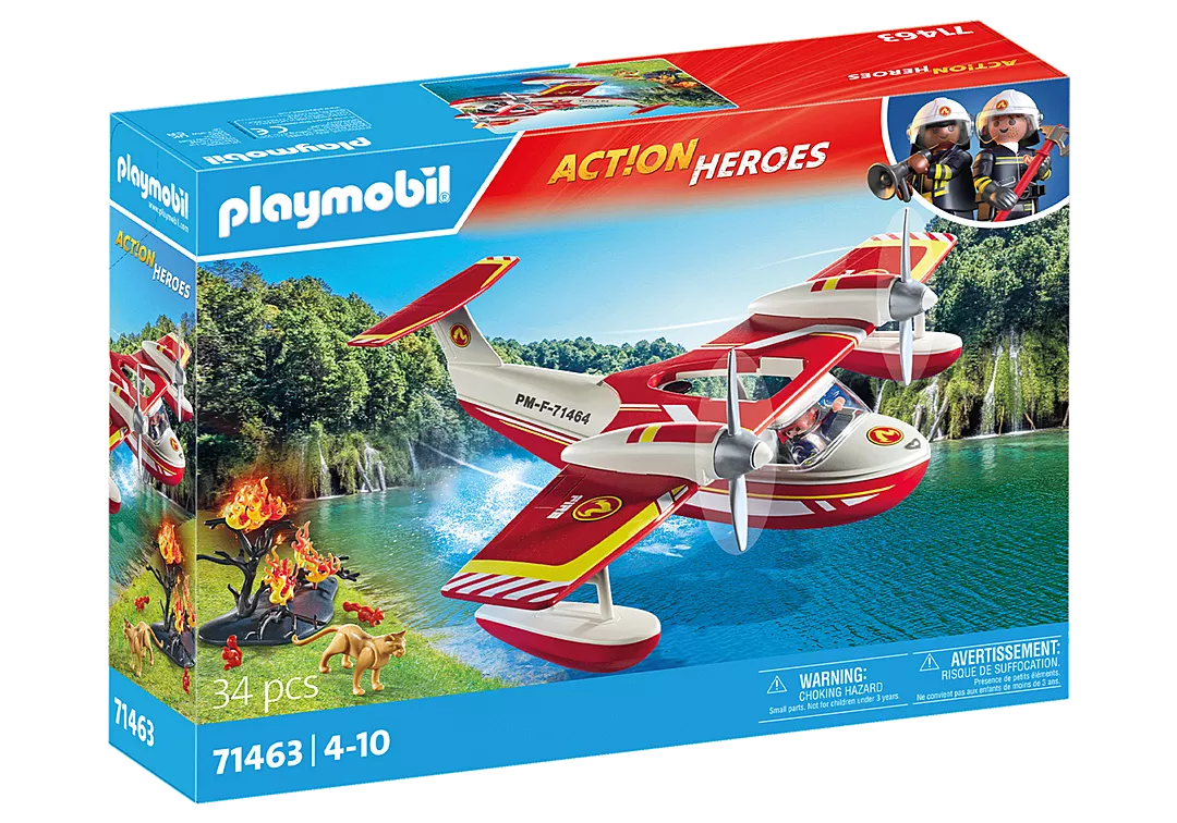 FIREFIGHTING PLANE WITH EXTINGUISHING FUNCTION "CITY ACTION"