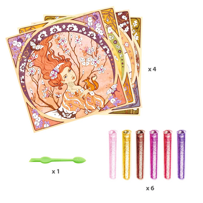 DIVINES GLITTER SET “INSPIRED BY ALFONS MUCHA”