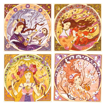 DIVINES GLITTER SET “INSPIRED BY ALFONS MUCHA”
