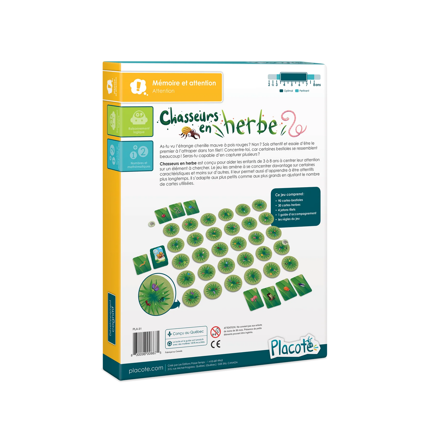 JEU CHASSEURS EN HERBE