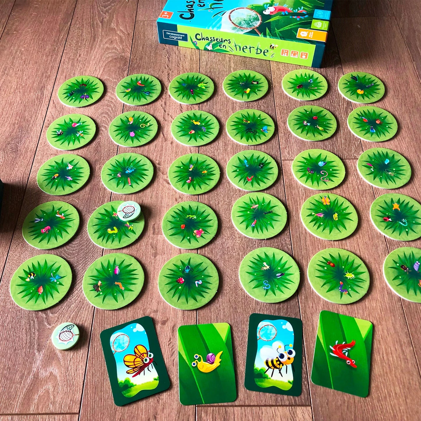 JEU CHASSEURS EN HERBE