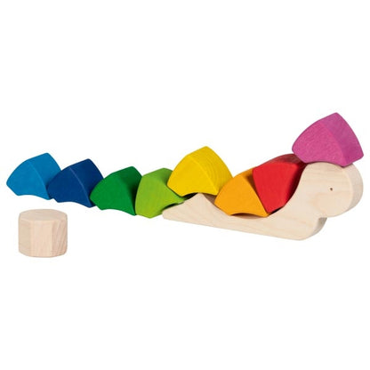 WOODEN CONSTRUCTION AND PUZZLE GAME "SASSY PAULINE"