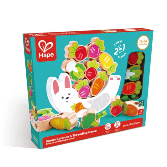 JEU DE BALANCE 2 EN 1 LAPIN EN BOIS