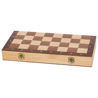JEU D'ÉCHEC EN BOIS PLIABLE