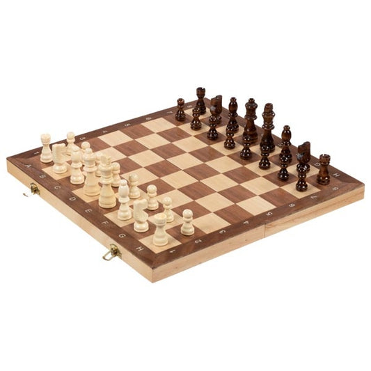 JEU D'ÉCHEC EN BOIS PLIABLE